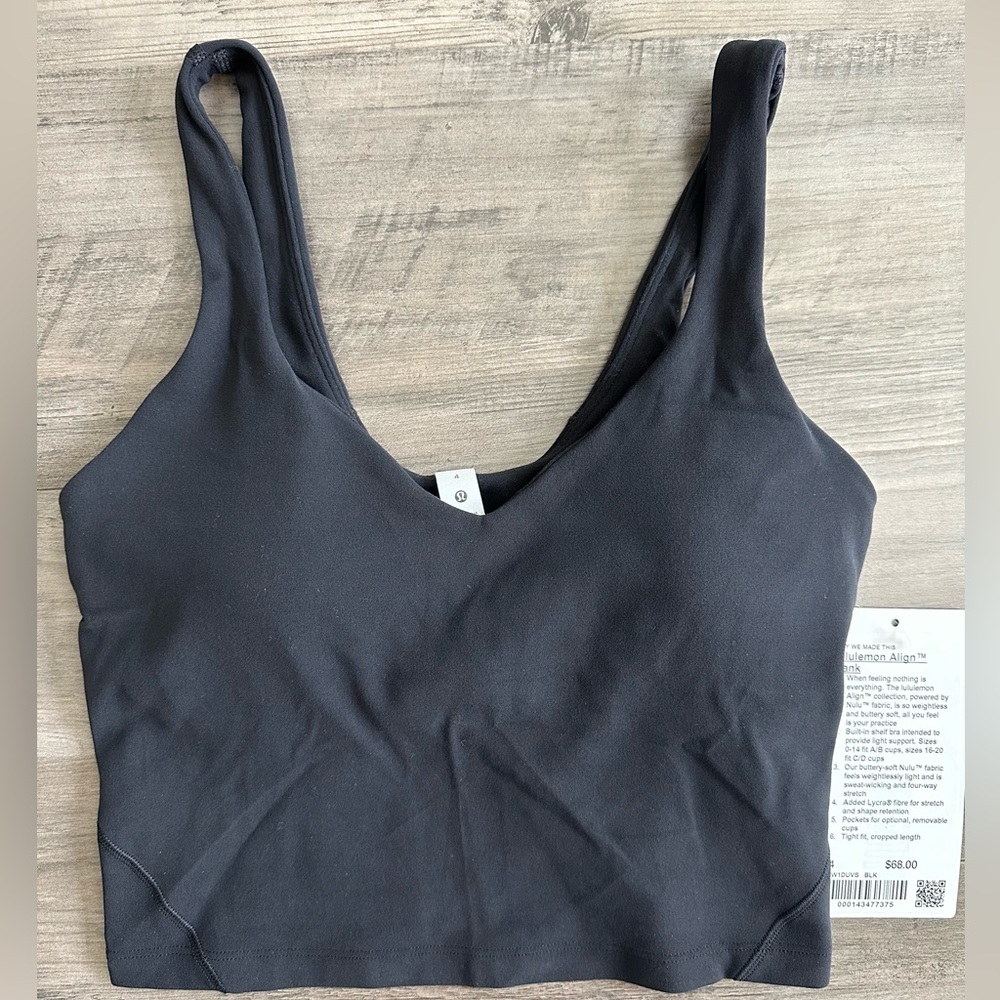 Lululemon Align Tank / Size 4 / Black